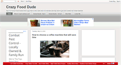 Desktop Screenshot of crazyfooddude.com